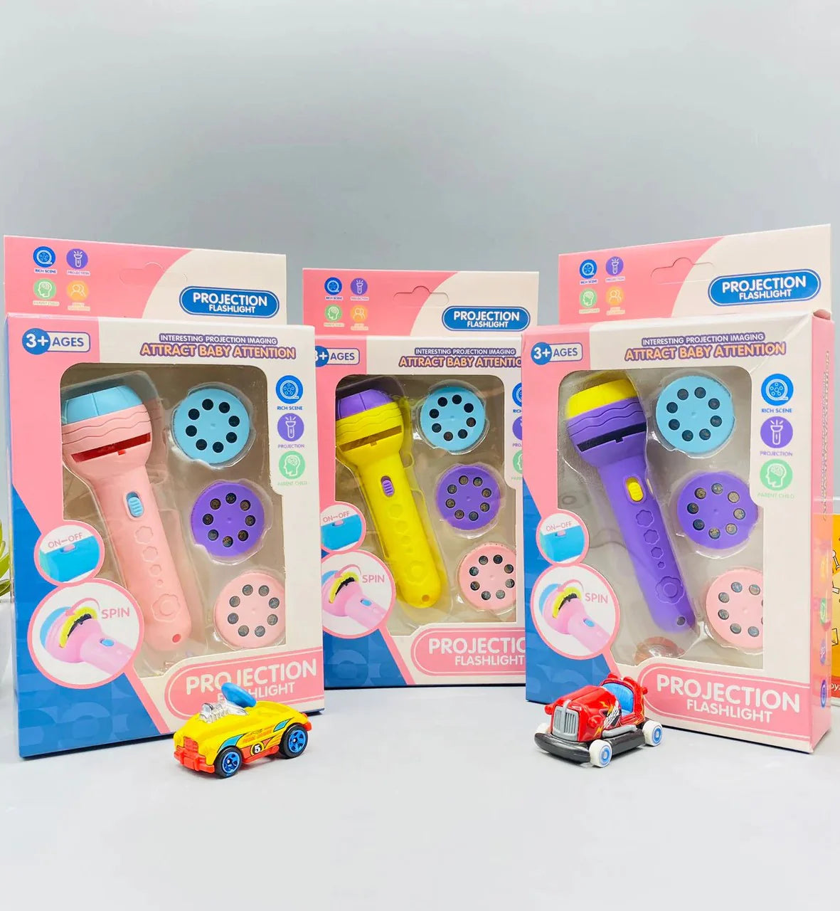 Kids Projection Flashlight – Fun Learning Toy for Kids in Pakistan