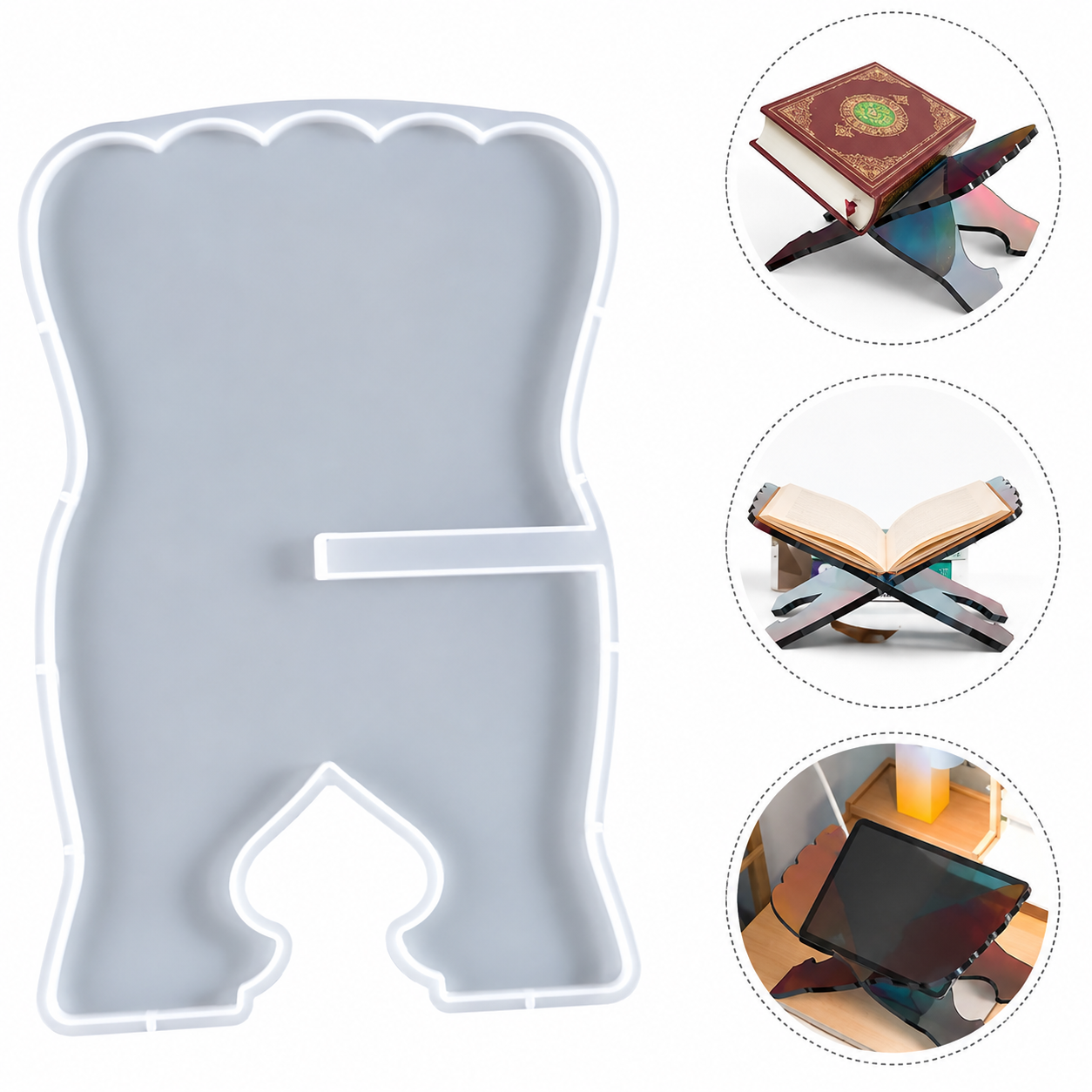 Quran Pak Rehal Silicon Mold