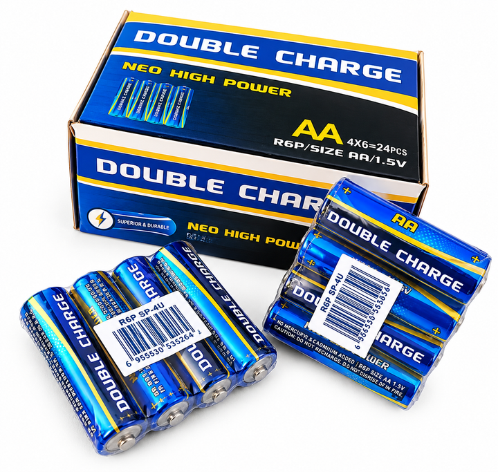 Original Double Charge Heavy Duty Cells AA Size 1.5V Battery Cell for All Type of Remotes [ Large Size ] [ Moota Cell ]