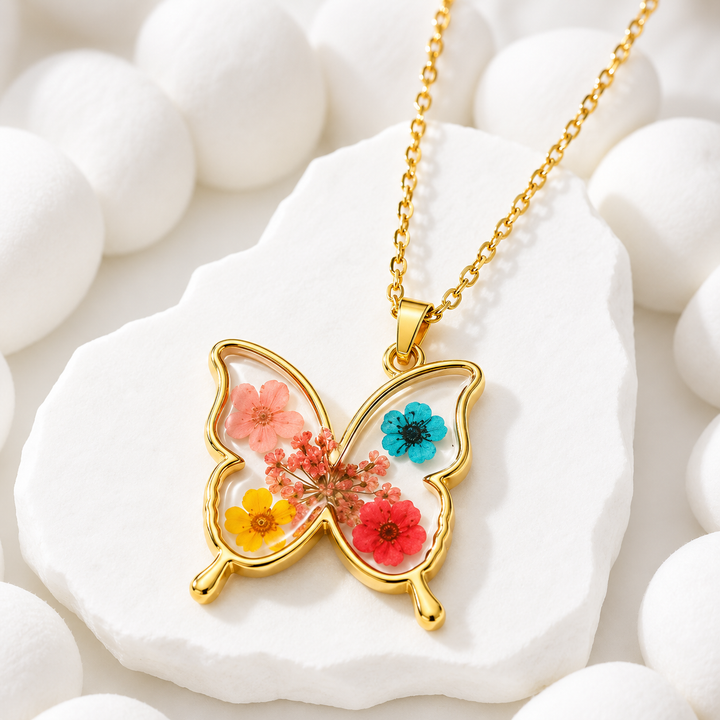 Butterfly Shaped Pendant Bezel Metal Frame Mold for DIY Resin Jewelry Making