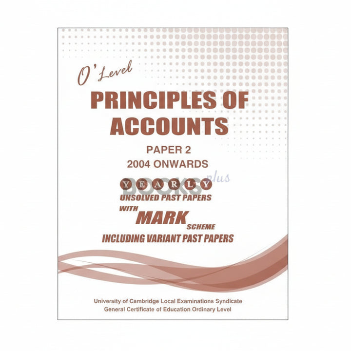 O Level Principles of Accounts P2 Unsolved upto June 2024