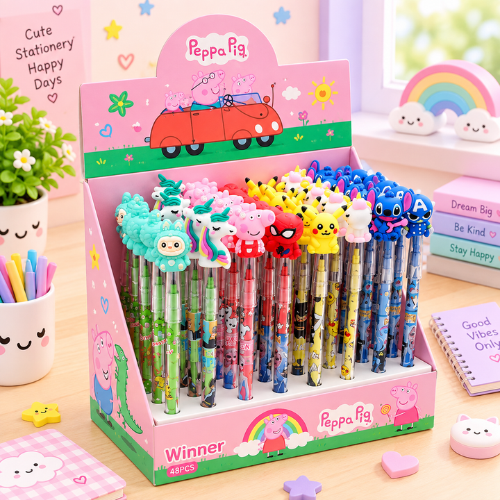 Kids Pencil | Kids Bullet Pencil | FANCY SIKA PENCIL [ DIFFERENT CHARACTER ]