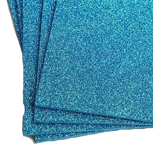 GLITTER FOAMING SHEET [ LIGHT BLUE ]