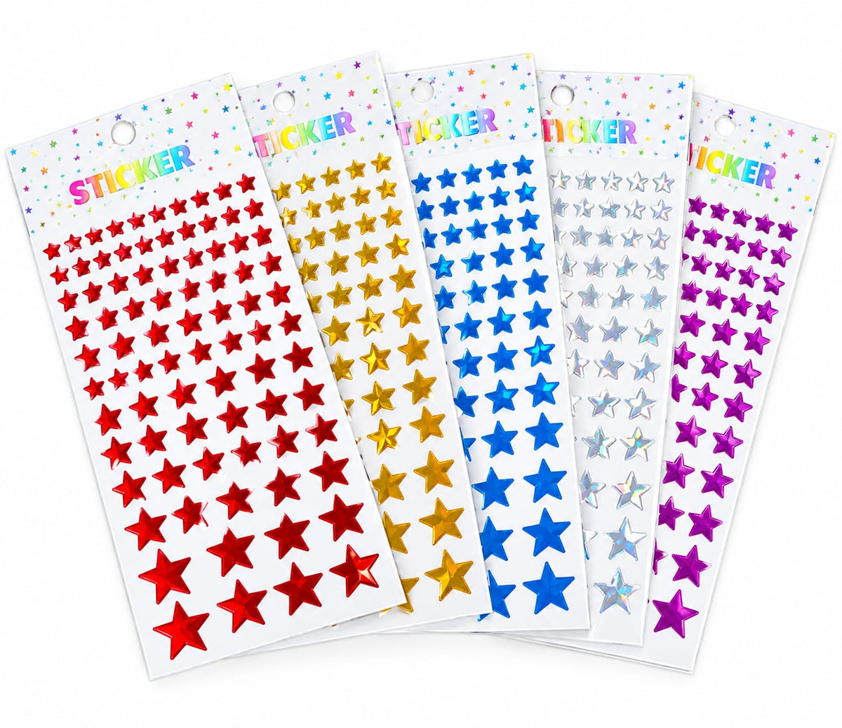 Star Stickers | Different Color Star Stickers