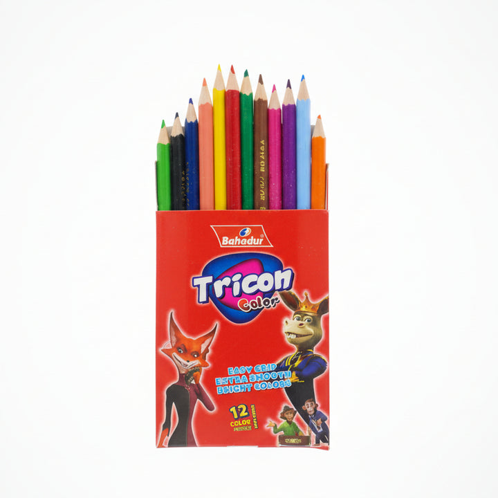 BAHADUR TRICON HALF PENCIL COLOUR