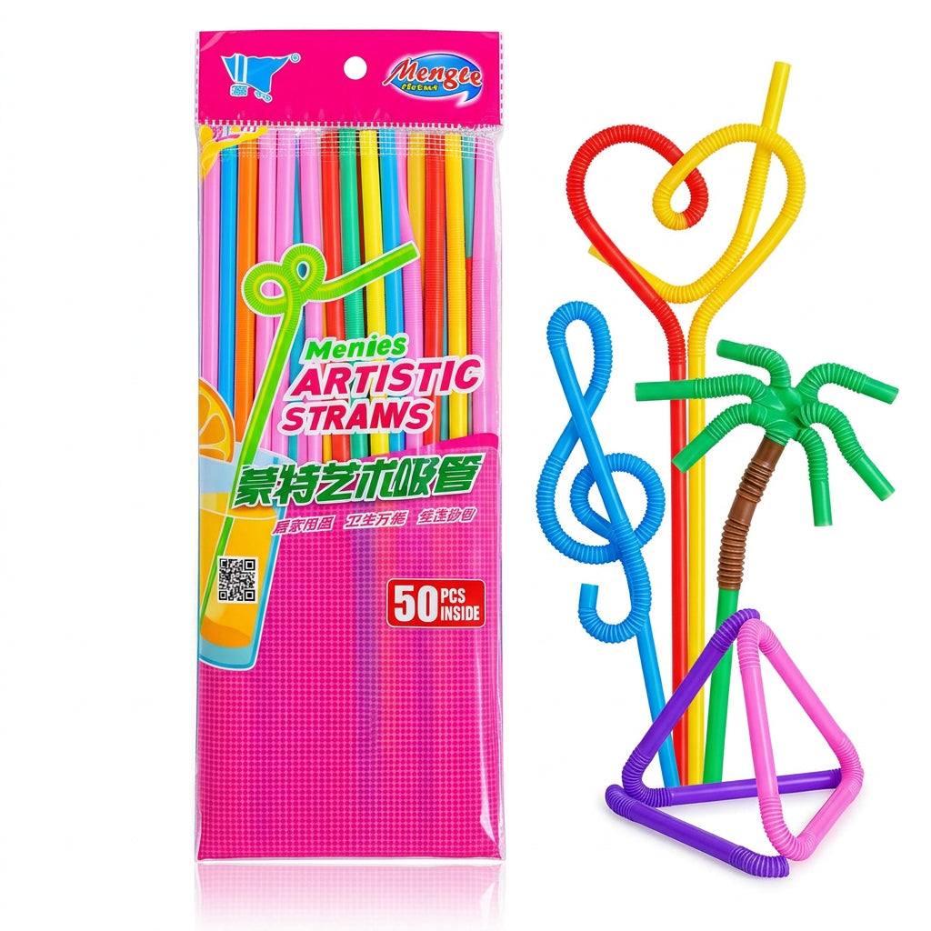 Colorful Straws | Artistic Straws | Straws for Kids