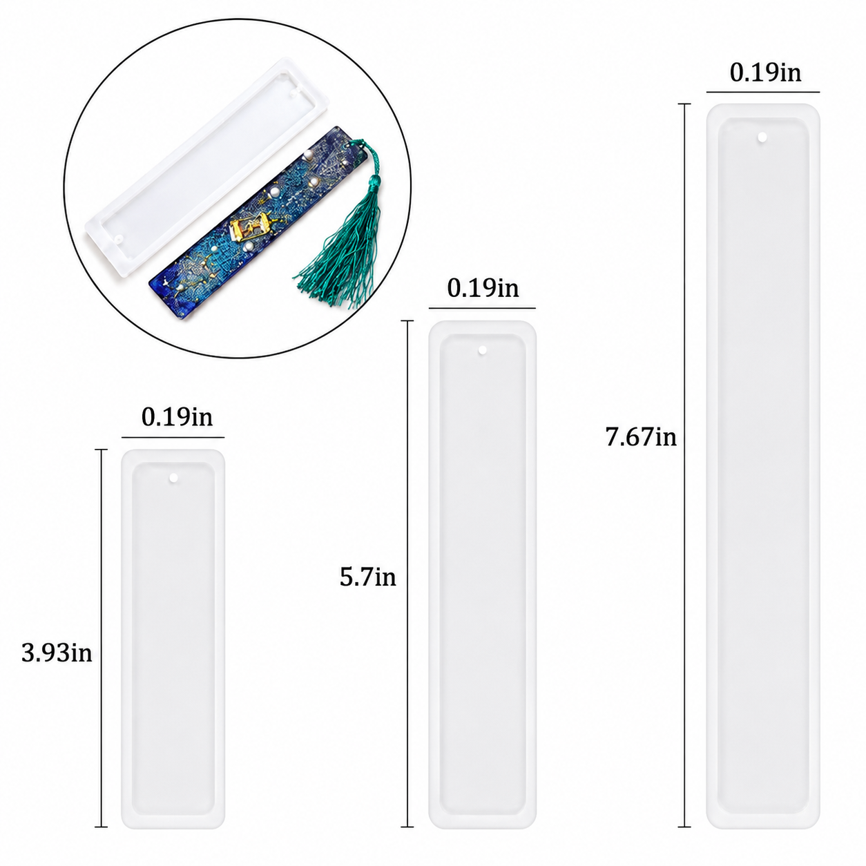 Bookmark Silicone Mold For Resin DIY Craft