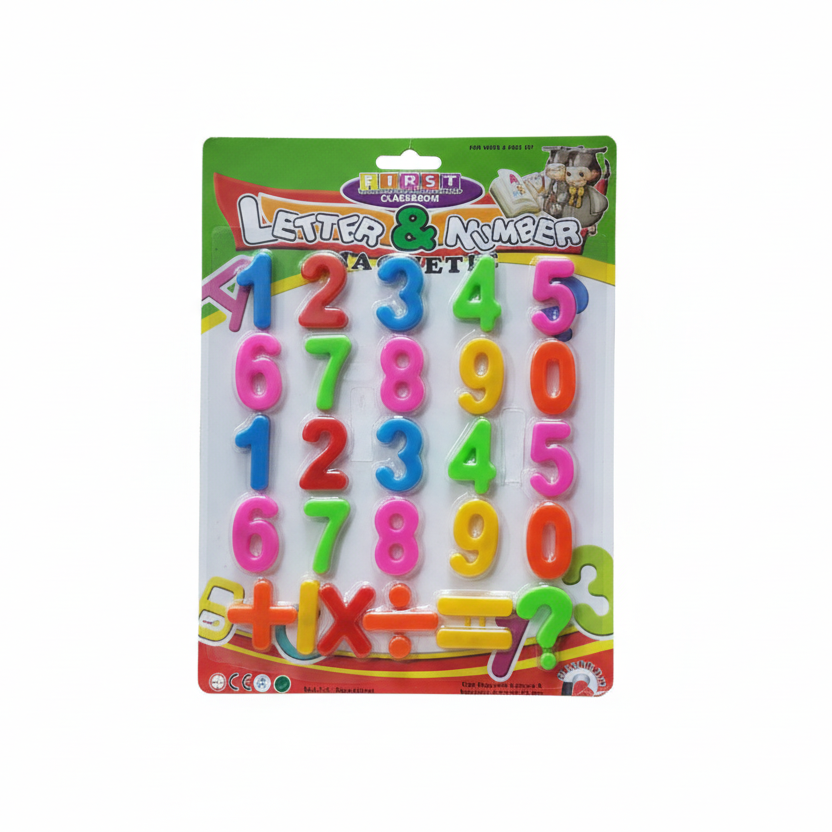 LETTER AND NUMBER MAGNETIC PATTA