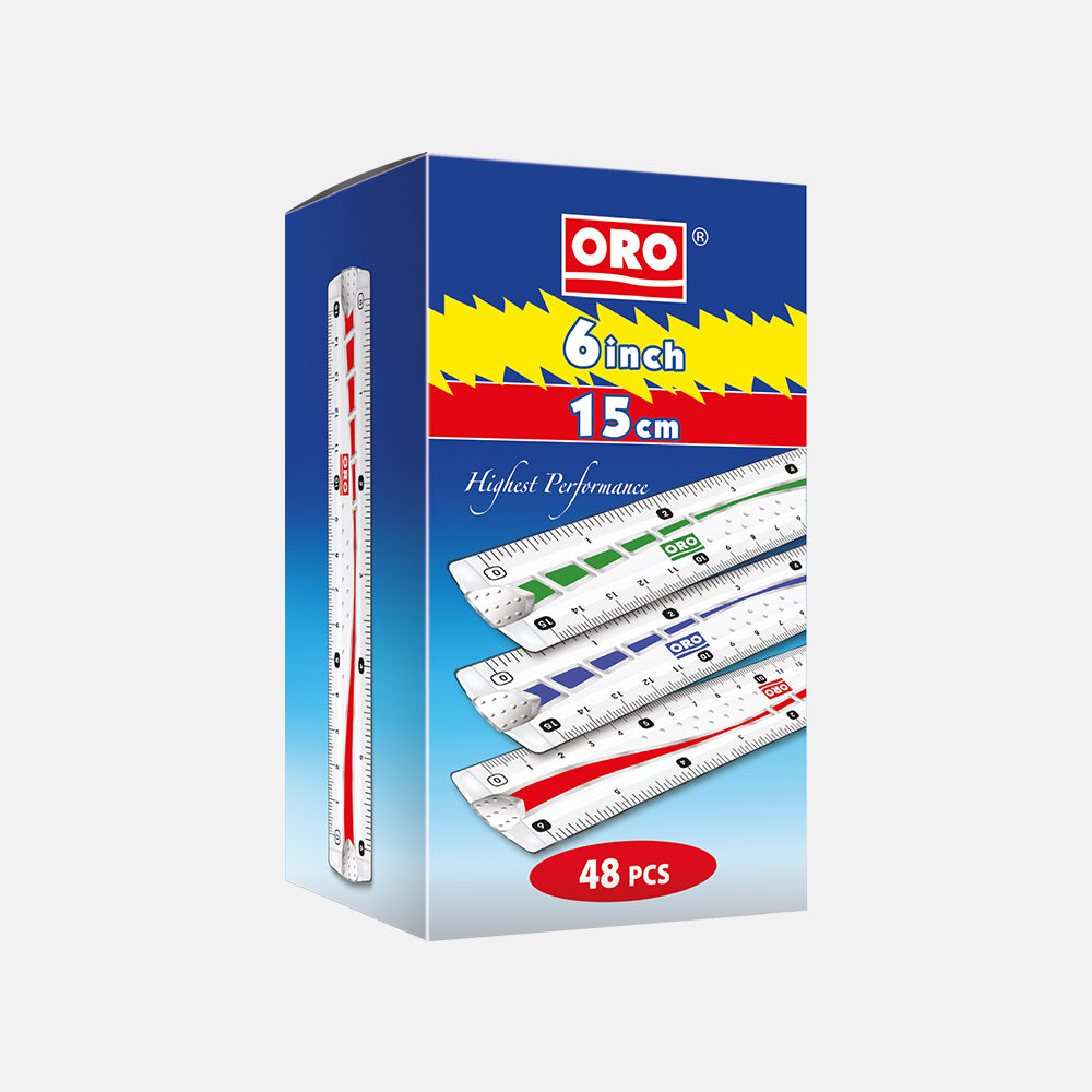 ORO SCALE 6 INCH TRANSPARENT