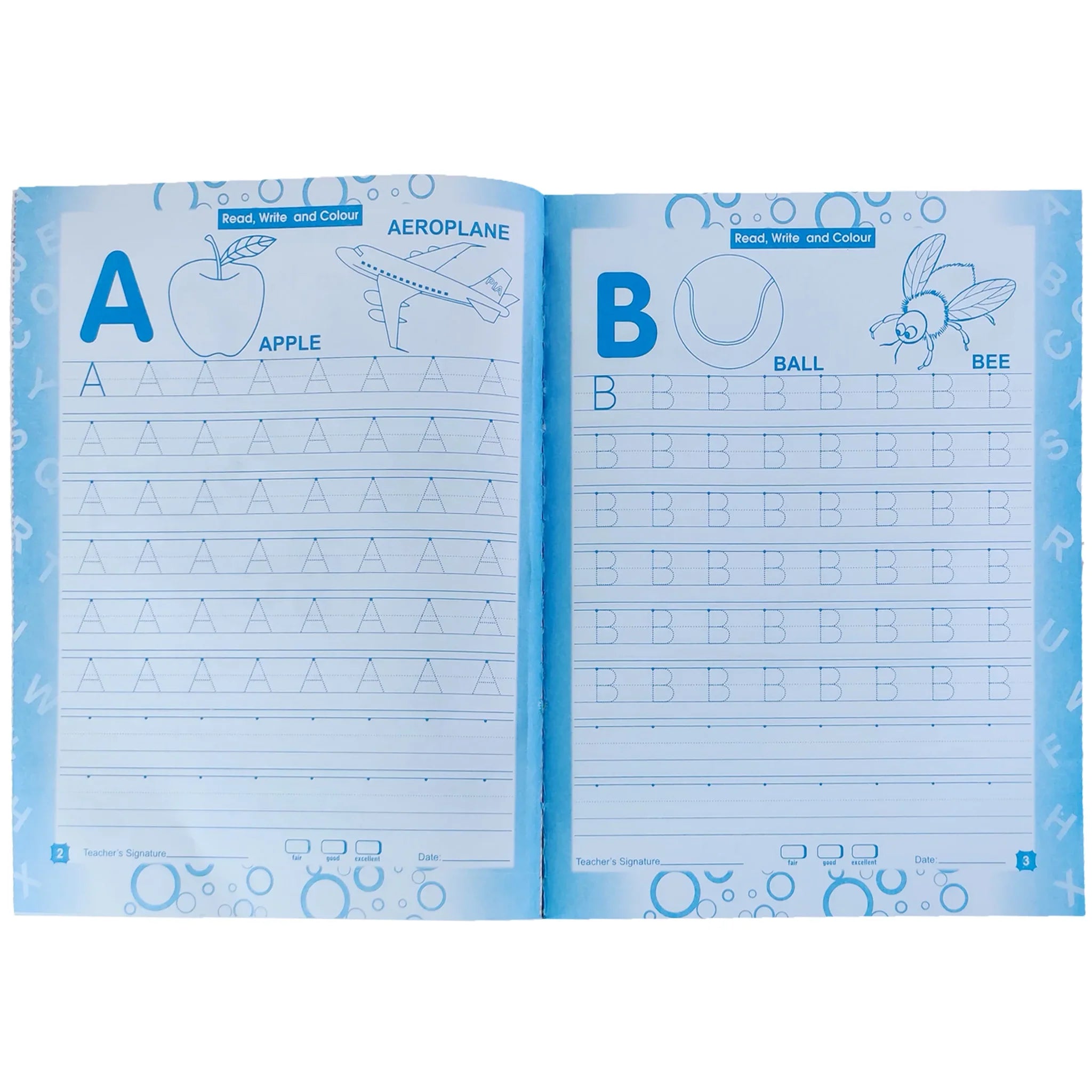 Writing & Coloring Book 4 in 1