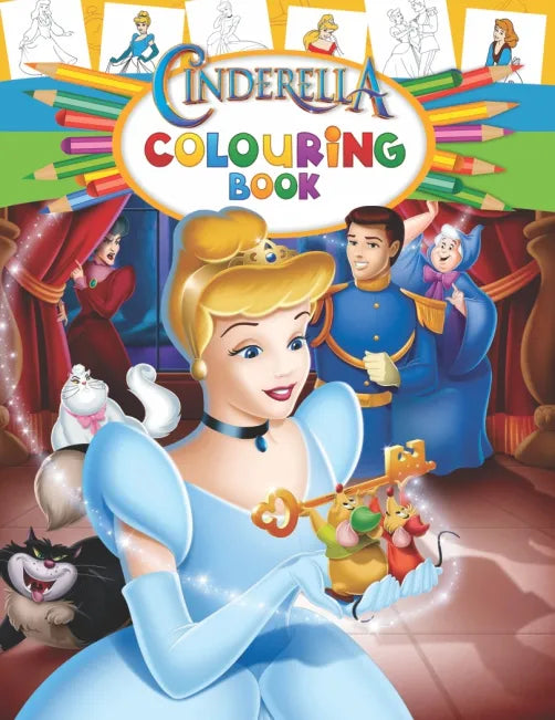 Cinderella Coloring Book