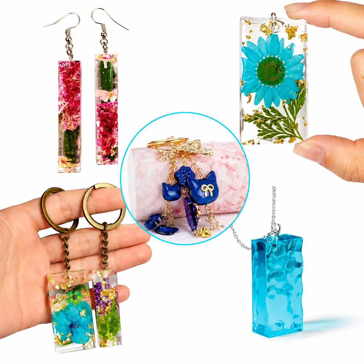 Mini Eye Pins Hooks for Keychains & Jewelry Making Metal Screw Loops for Resin Crafts & DIY Projects