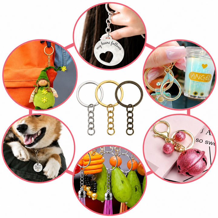 High Quality Keychain with Jump Ring