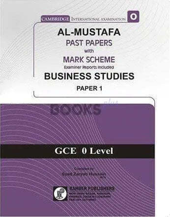 Al Mustafa O Level Business Studies P1 Unsolved Upto 2024