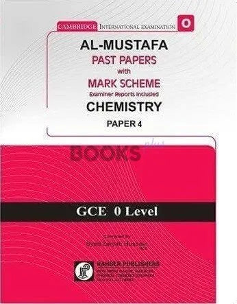 Al Mustafa O Level Chemistry P4 Unsolved Upto 2024