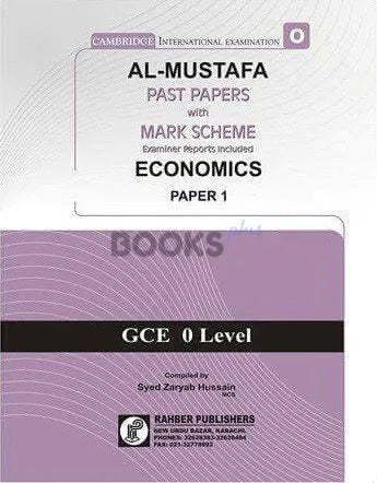 Al Mustafa O Level Economics P1 Unsolved Upto 2024