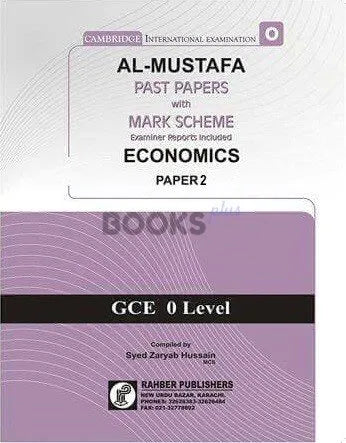 Al Mustafa O Level Economics P2 Unsolved Upto 2024