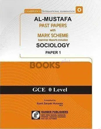 Al Mustafa O Level Sociology P1 Unsolved Upto 2024