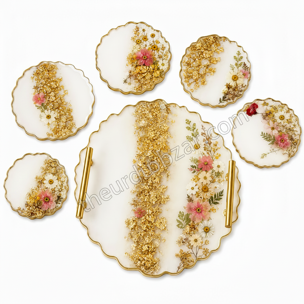Irregular Round Nikah Tray Silicon Mold Different size available