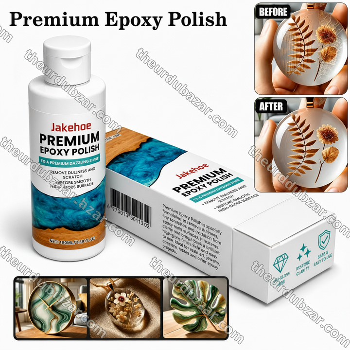 Epoxy Resin Polish high gloss shine