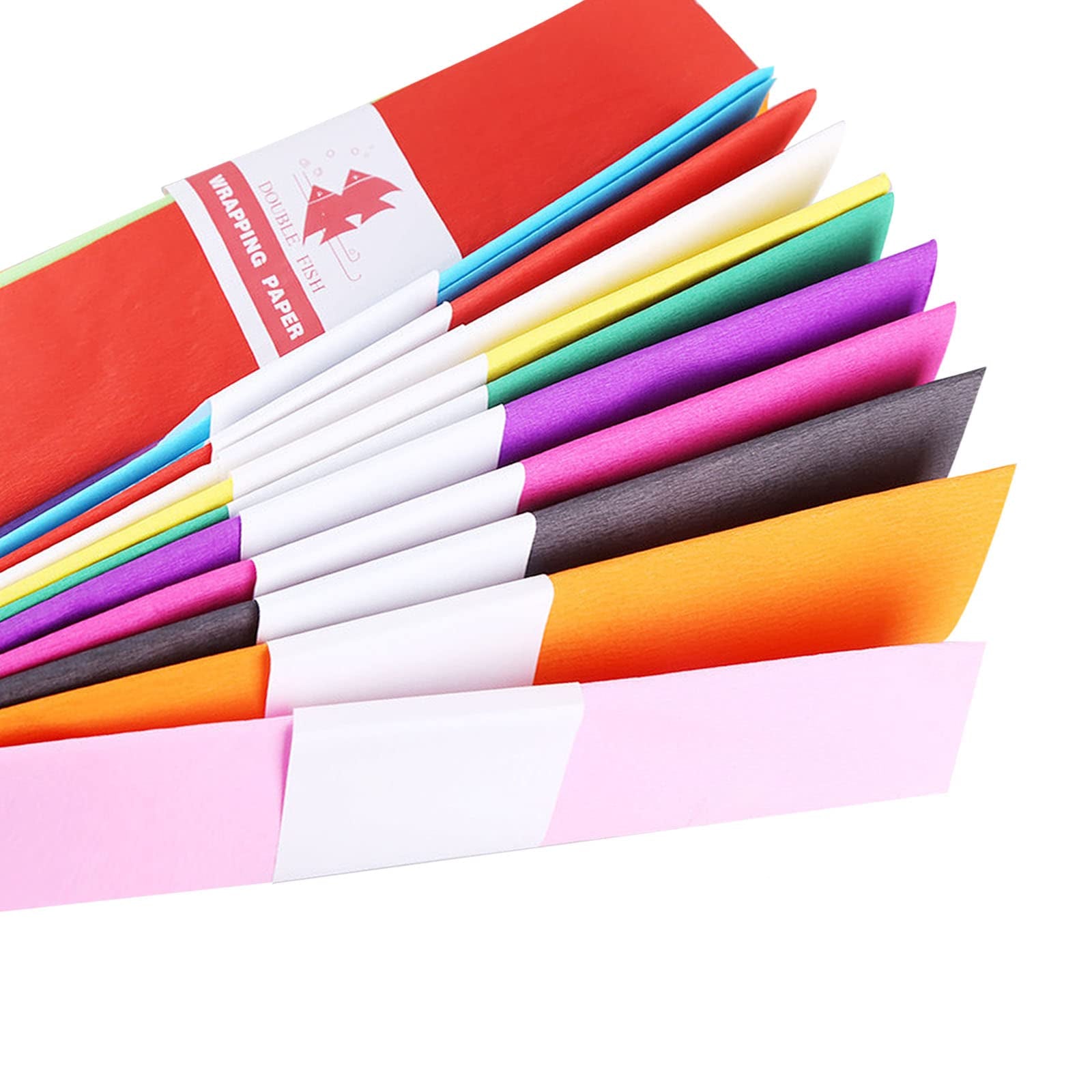 CREPE PAPER COLOUR [ MIX ] DOUBLE FISH