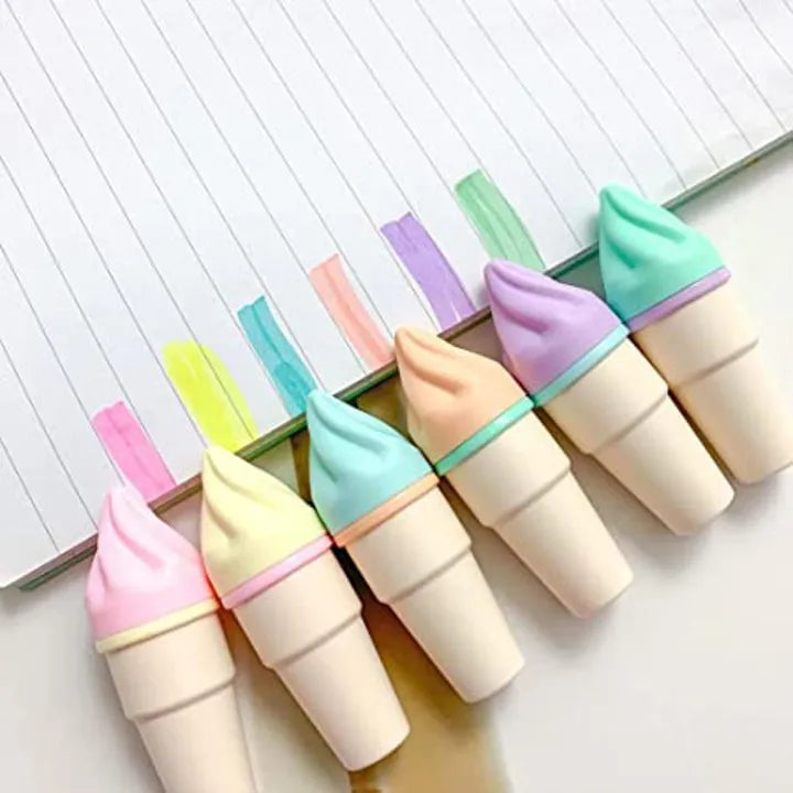 Cute Kawaii Ice Cream Candy Color Highlighter