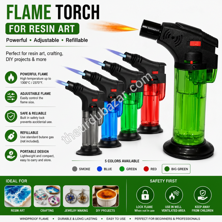 Flame Torch Lighter for Resin Art
