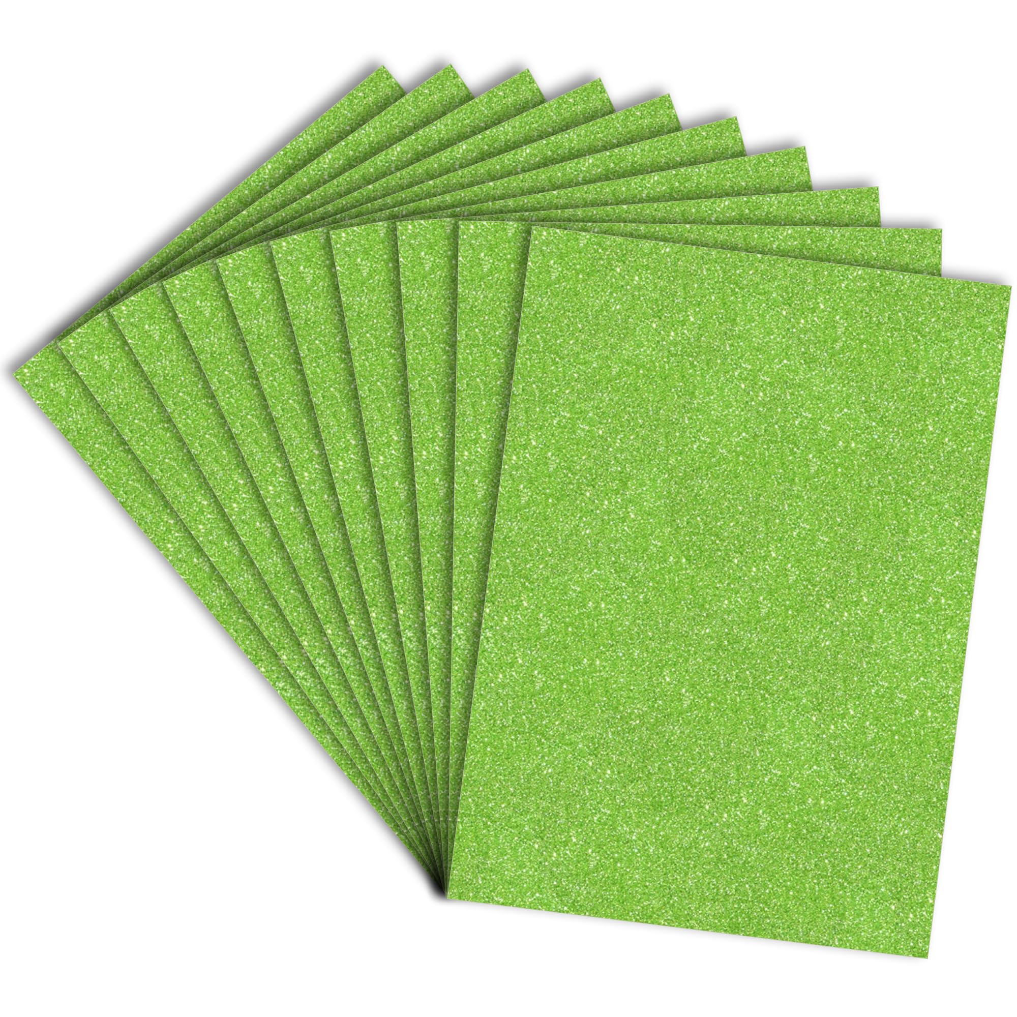 GLITTER FOAMING SHEET [ LIGHT GREEN ]