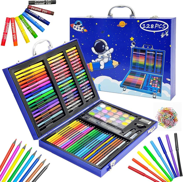COLOUR KIT 128 PC [ ALUMINIUM BOX ]