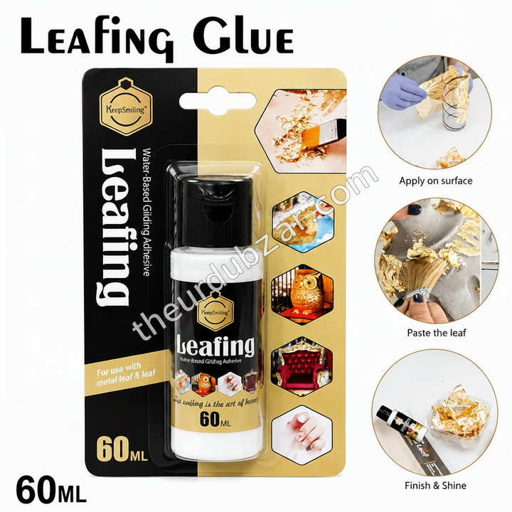 Keep Smiling Leafing Glue 60ml For Art And Craft