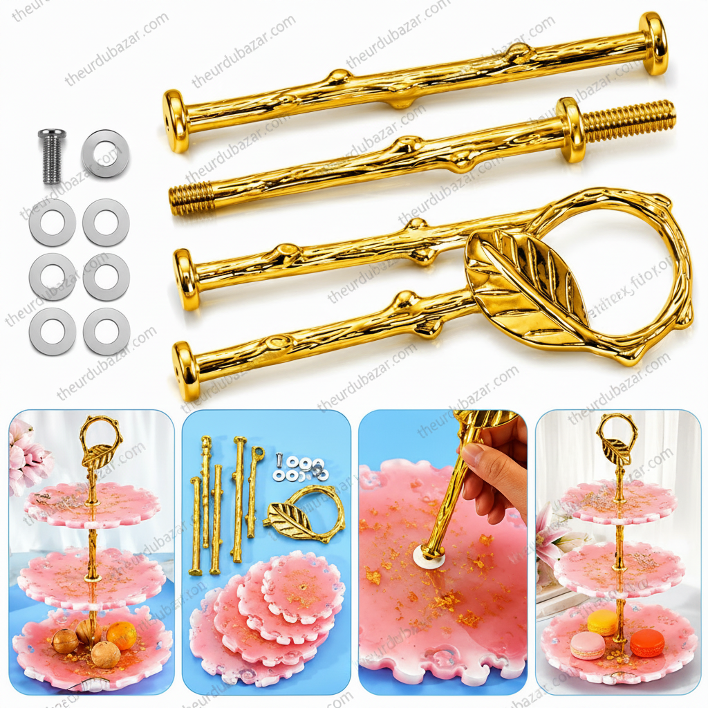 Mold Stand 3 Step Handle Set for Silicone Resin tray molds