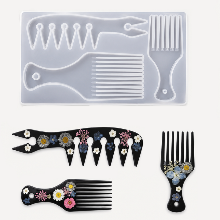 Comb Silicone Resin Mold