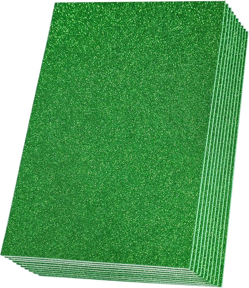 GLITTER FOAMING SHEET [ GREEN ]
