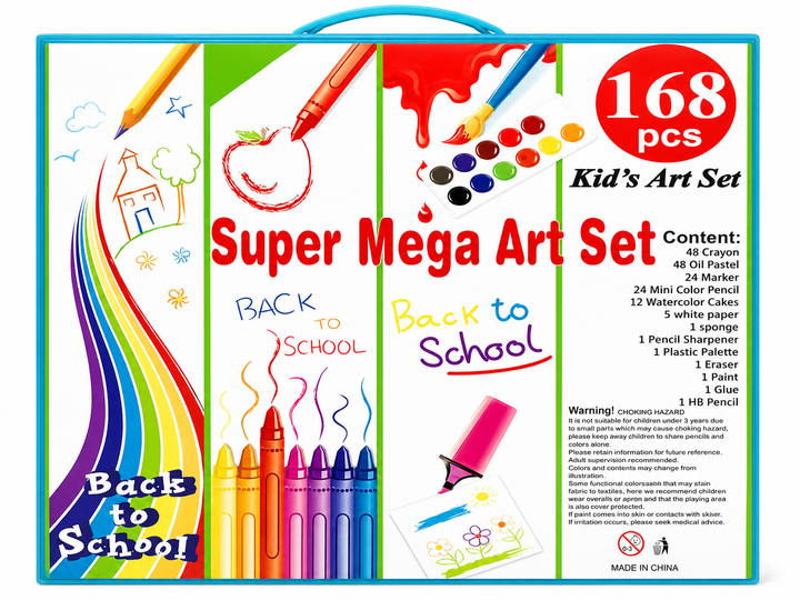 COLOUR KIT 168 PC