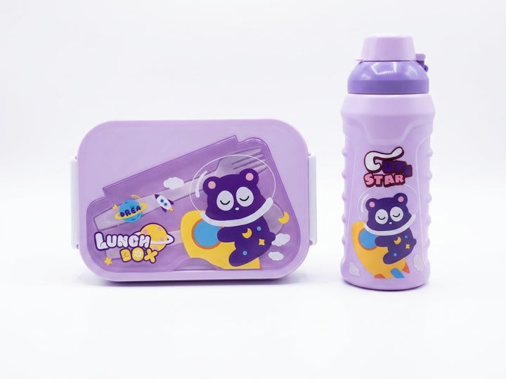 Lunch Box With Water Bottle No. 3124