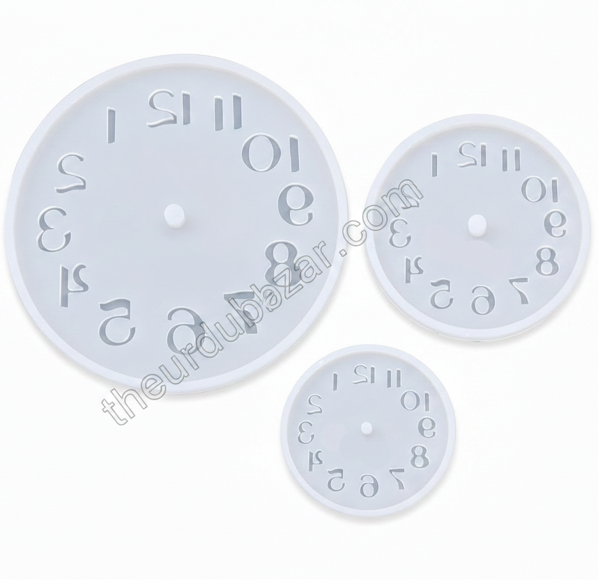 Clock Silicone Mold Handmade Crafts Clock For Resin