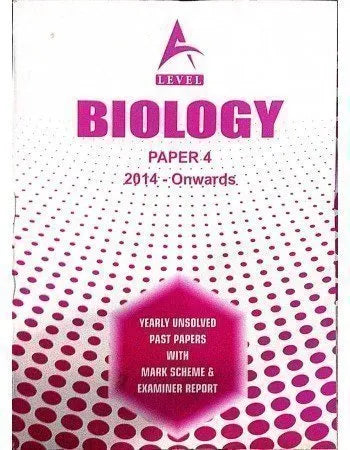 A Level Biology Paper 4 Unsolved upto June 2024