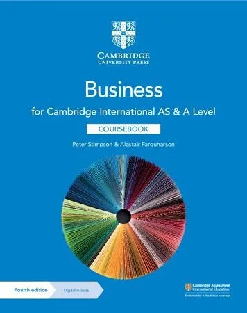 Cambridge International AS & A Level Business Coursebook 4th Edition