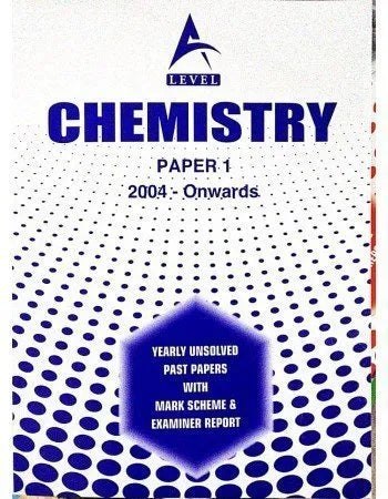 A Level Chemistry Paper 1 Unsolved upto Nov 2024