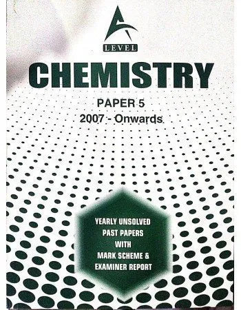 A Level Chemistry Paper 5 Unsolved up to June 2024