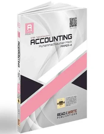 Accounting A2 Level Paper 4 P4 Topical Worked Solutions Art #117