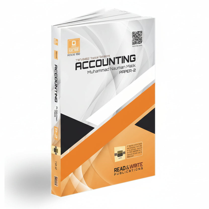 Accounting O Level/IGCSE Paper 2 Topical Worked Solutions Art #102