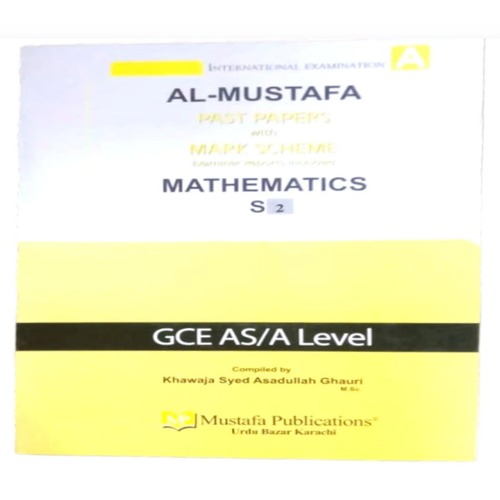 Al Mustafa A Level Statistics S2 with Marking Scheme