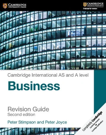 Cambridge International AS & A Level Business Revision Guide 2nd Edition
