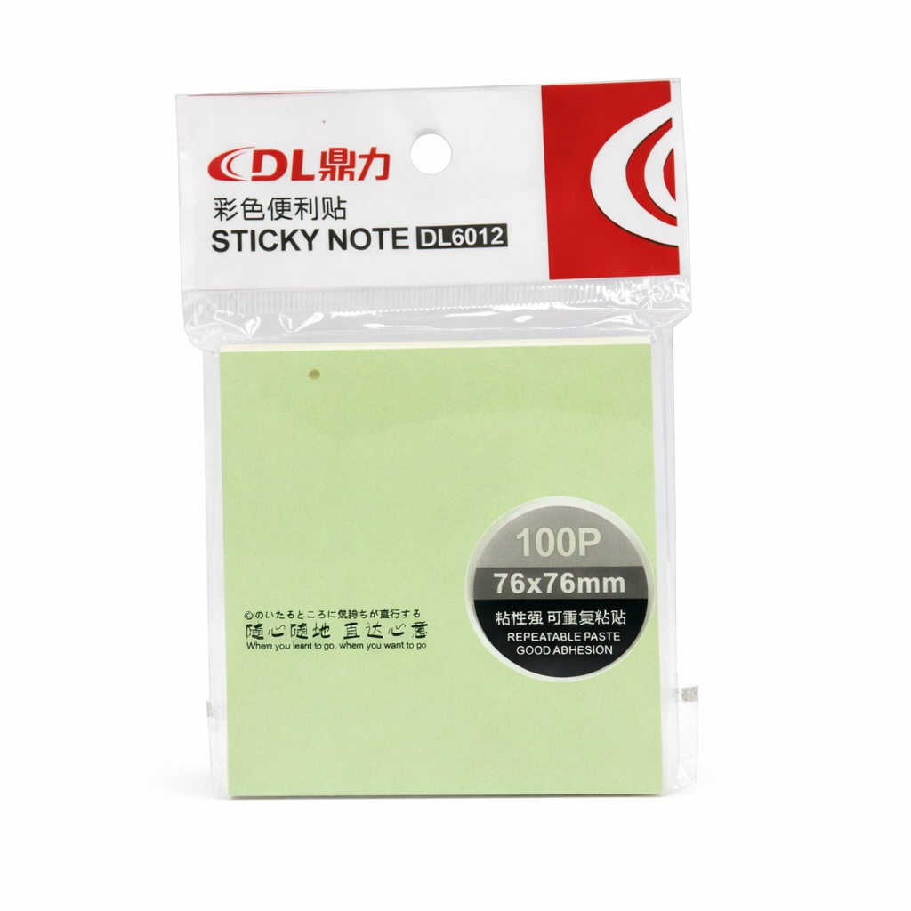 STICKY NOTE DL 3/3 LIGHT COLOUR MIX