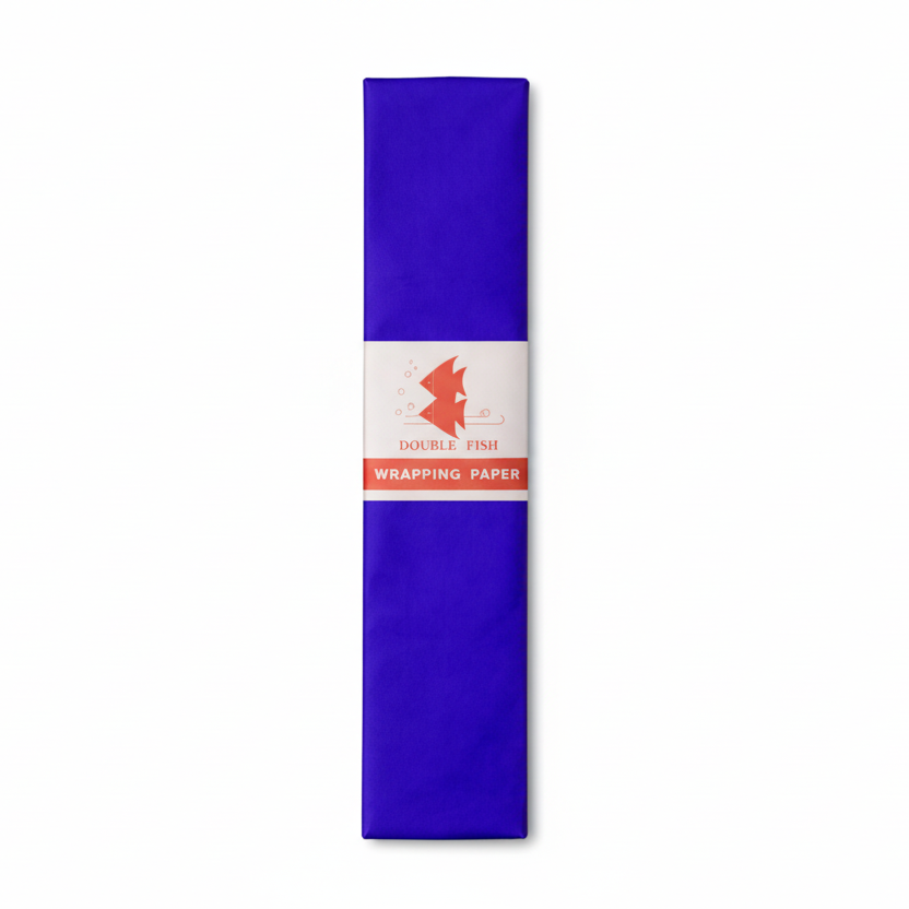 CREPE PAPER [SINGLE COLOUR] DOUBLE FISH
