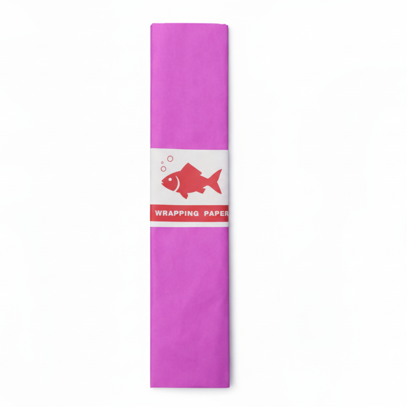 CREPE PAPER [SINGLE COLOUR] DOUBLE FISH