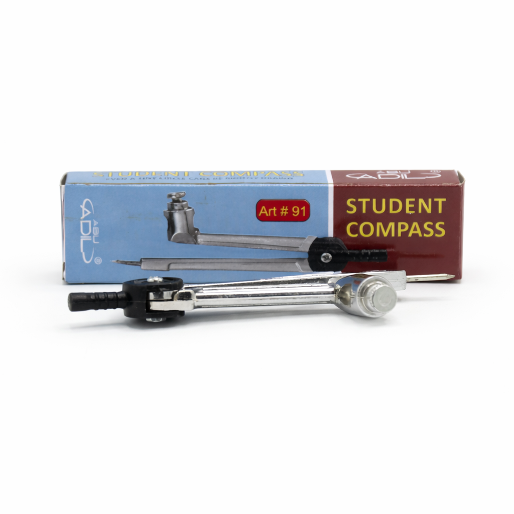 STUDENT PLASTIC CHORME COMPASS
