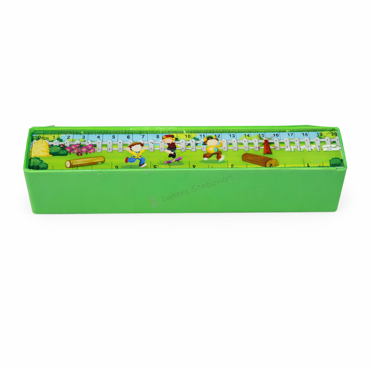SHARK PENCIL BOX WITH SCALE