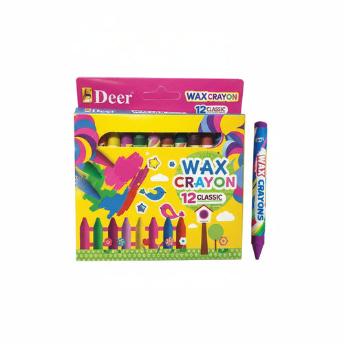 DEER SMALL WAX CARYONS COLOUR